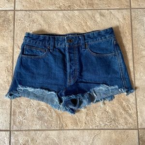 Free People Loving Good Vibrations Cutoffs